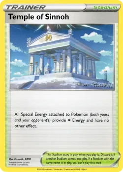 Temple of Sinnoh 「WC_DECK_2024_REGIDRAGO_VSTAR No. 015」「EN」
